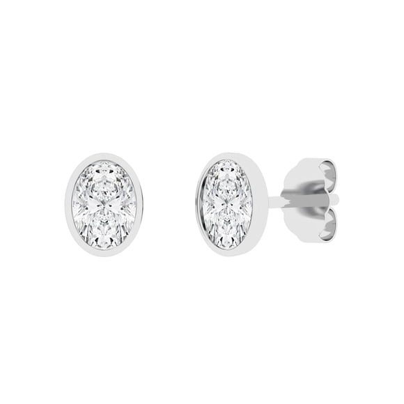 Lab Created Diamond Earrings in 14K Gold