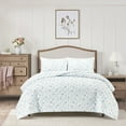 thumbnail image 1 of Laura Ashley 3-Piece Reversible Soft Quilt Set, Assorted Sizes, 1 of 7