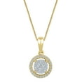 thumbnail image 1 of 0.23 CT. T.W. Round Cut Diamond Pendant Necklace in 14k Gold, 1 of 3