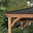 thumbnail image 2 of Backyard Discovery Barrington Cedar Gazebo with Powerport, Choose Size, 2 of 10
