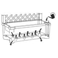 thumbnail image 5 of Calypso Self-Watering Planter with Trellis and Wheels, Various Colors, 5 of 6