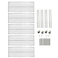 thumbnail image 5 of Seville Classics UltraDurable 5-Tier NSF Steel Shelving 48" x 24" x 72" H, 5 of 9