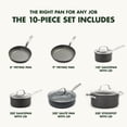 thumbnail image 5 of GreenPan Chatham 10-Piece Hard Anodized Ceramic Nonstick Cookware Set, 5 of 10