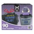 thumbnail interactive-video image 1 of Member's Mark Power Flex 33 Gallon Trash Bags, Lavender, 90 ct., 1 of 7