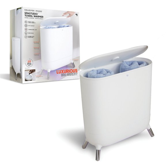 Sharper Image® SpaStudio™ Towel Warmer, Heated Comfort + Aromatherapy
