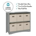 thumbnail image 6 of RiverRidge Horizontal Bookcase with 6 Bins, Assorted Shelf and Bin Colors, 6 of 6