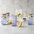 thumbnail image 1 of Member's Mark 4-Pack Glass Tumblers with Bamboo Lids, 1 of 3