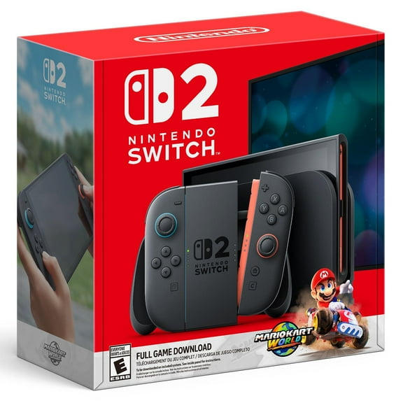Nintendo Switch 2 + Digital Download Mario Kart World Bundle