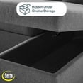 thumbnail image 8 of Serta Ellington Sectional Sleeper Sofa, 8 of 10
