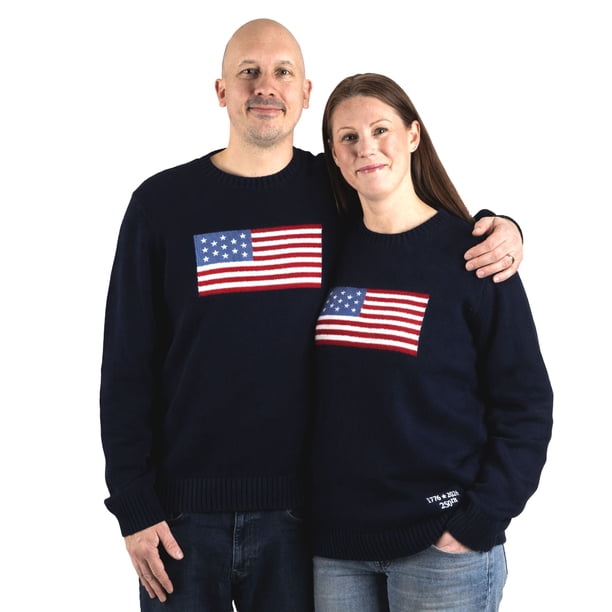 新品【AMERICANA】 CREWNECK LONG SLEEVE State of Mine Americana Sweater - Samsclub.com