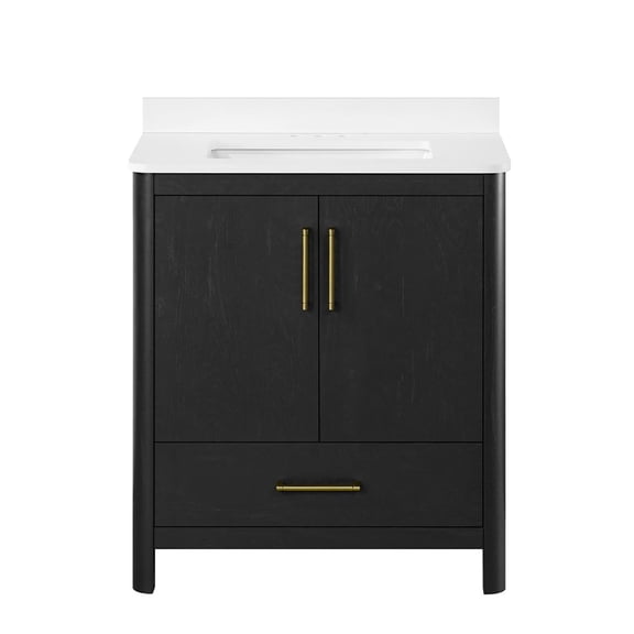 REN Selections Dario 30" W x 19" D Freestanding Bathroom Vanity with Sink