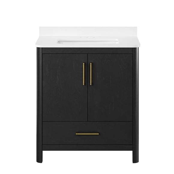 REN Selections Dario 30" W x 19" D Freestanding Bathroom Vanity with Sink
