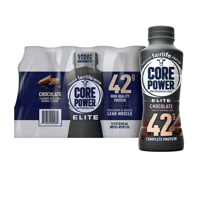 Fairlife Core Power Elite 42g. Protein Shake, Chocolate (14 fl. oz., 8 pk.)