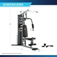 thumbnail image 3 of Marcy 150 lb. Stack Home Gym, 3 of 15