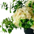thumbnail image 2 of Artificial 28" Hydrangea and Eucalyptus Mix in Plastic Pot, 2 of 6