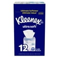 thumbnail image 1 of Kleenex Ultra Soft Facial Tissues, Cube Boxes (65 tissues/pk., 12 pk.), 1 of 11