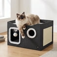 thumbnail image 4 of Member’s Mark Collapsible Cat Condo, 24 x 17 x 15 in., Choose Color, 4 of 8