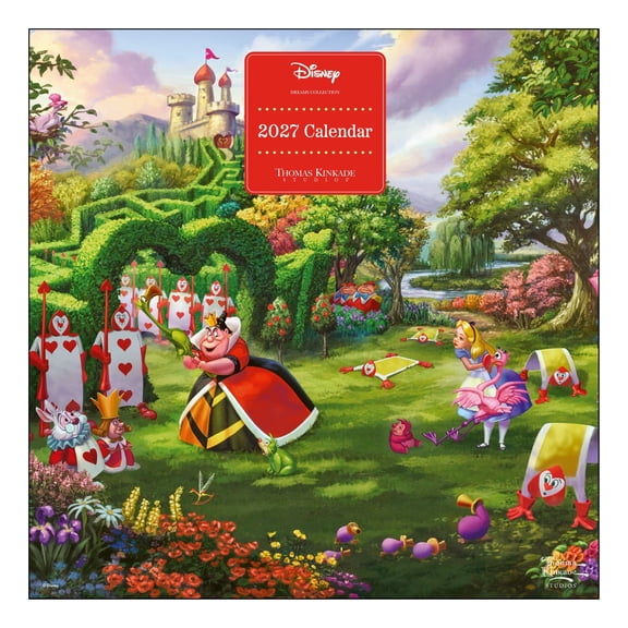 Disney Dreams Collection by Thomas Kinkade Studios 2027 Wall Calendar