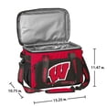 thumbnail image 5 of Logo Brands Wisconsin Badgers 36 Can Cooler, 5 of 5