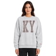 thumbnail image 1 of State of Mine Women's Camo Letters State Sweatshirt, 1 of 6