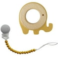 thumbnail image 1 of Tiny Teethers Designs, Baby Silicone and Beech Baby Teether and Pacifier Clip, Choose Color, 1 of 3