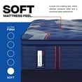 thumbnail image 4 of Sealy Posturepedic Elite Albany Soft Euro Pillow Top Mattress, 4 of 11