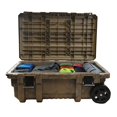 thumbnail image 3 of Tough Box Heavy Duty Rolling Tote with Handle, Camo and Tan, 3 of 12