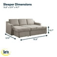 thumbnail image 3 of Serta Harvard Convertible Sectional Sofa, 3 of 9