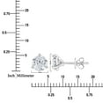 thumbnail image 6 of Round Cut Diamond Martini Set Stud Earrings in 14K Gold, 6 of 8