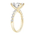 thumbnail image 3 of Lab Created 3.48 CT. T.W. Elongated Cushion Cut Pave Diamond Ring, 3 of 6