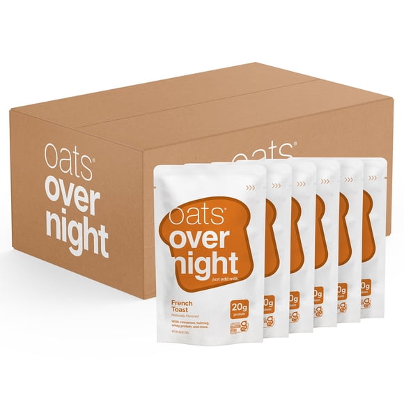 Oats Overnight, French Toast, 6 pk.