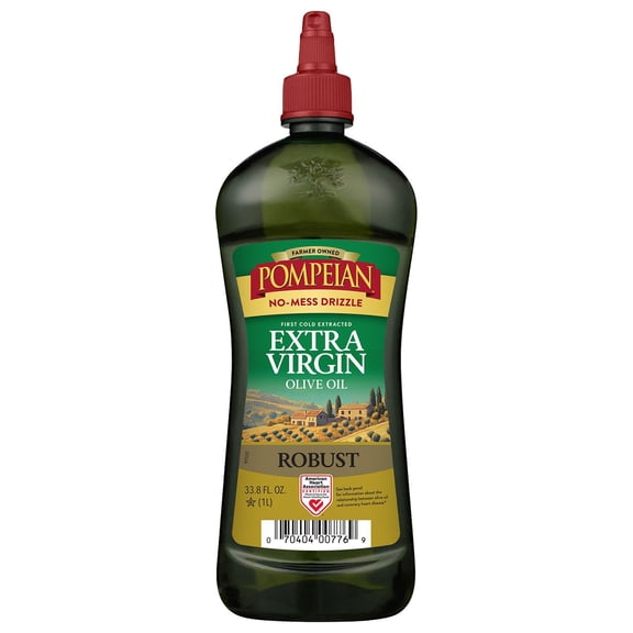 Pompeian Robust Squeeze Extra Virgin Olive Oil, 33.8 oz.
