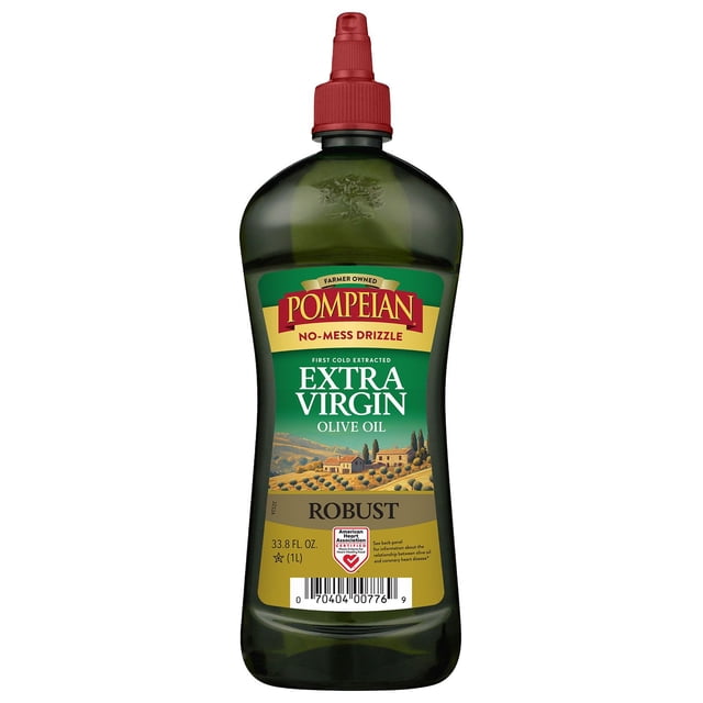 Pompeian Robust Squeeze Extra Virgin Olive Oil, 33.8 oz.