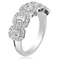 thumbnail image 3 of 1.50 CT. T.W. 5-Stone Diamond Halo Band, 3 of 5