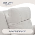 thumbnail image 5 of Cole & Rye Signature Fabric Dual Power Recliner, 5 of 10