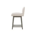 thumbnail image 16 of HH2 Home Upholstered Key Back Wood Adjustable Height Swivel Bar Stool, 16 of 20