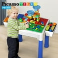 thumbnail image 2 of PicassoTiles Building Blocks Activity Center Table Set, 2 of 12