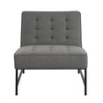 thumbnail image 3 of Ariya Tufted Fabric Accent Chair Collection, Assorted Colors, 3 of 10