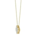 thumbnail image 3 of 0.45 CT. TW. Round Cut Clover Diamond Pendant Necklace in 14K Gold, 3 of 6