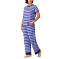 thumbnail image 2 of Nautica 2-Piece Short Sleeve Top and Pant PJ Set, 2 of 7