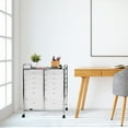 thumbnail image 5 of Seville Classics 12-Drawer Rolling Organizer Cart, 25.2" W x 15.2" D x 31.7" H, 5 of 9
