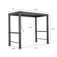 thumbnail image 4 of Mirador 5' x 10' Aluminum Grill Pergola w/ Louvered Roof & Bar Table, 4 of 10