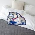 thumbnail image 2 of Logo Brands Tougaloo Bulldogs XL Puff Pillow, 2 of 5