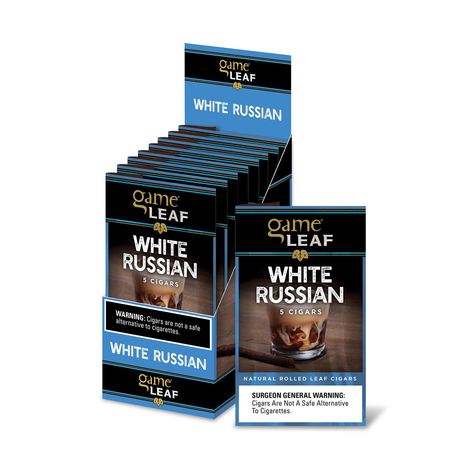 GAME LEAF WHITE RUSSIAN 5PK $3.79 8CT