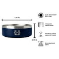 thumbnail image 3 of NCAA 2 pk. Stainless Steel Dog Bowls, 3 of 5