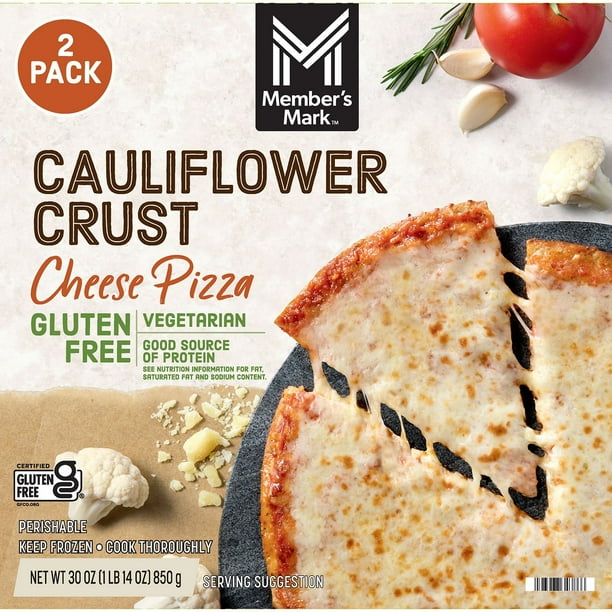 Member's Mark Cauliflower Crust Cheese Pizza, Frozen, 15 pk