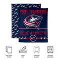 thumbnail image 6 of Logo Brands Columbus Blue Jackets 60"x70" Super Plush Blanket, 6 of 7
