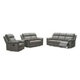 thumbnail image 10 of Manhattan 3-Piece Top-Grain Leather Reclining Set, 10 of 19