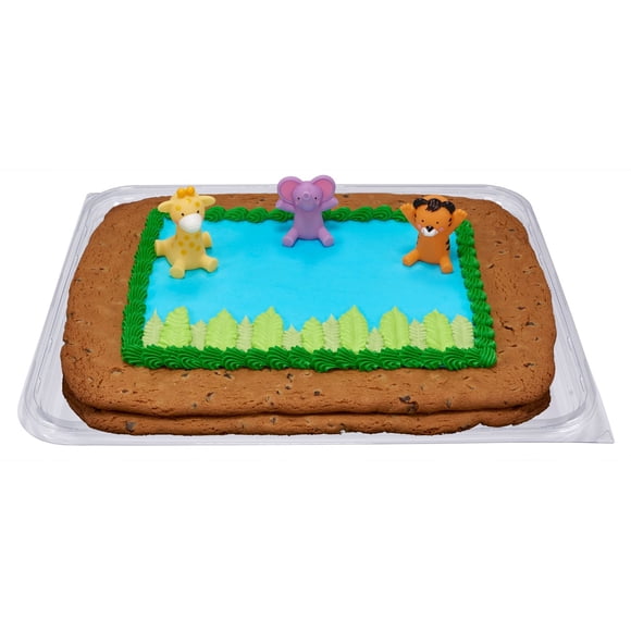 Safari Animals Half Sheet Cookie Cake