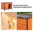 thumbnail image 5 of Outdoor wooden dog house, Large 45" L x 29" W x 33" H, Brown, 5 of 6